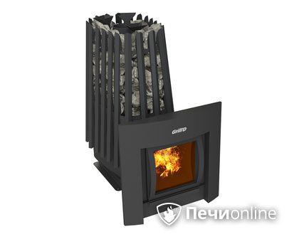 Дровяная печь-каменка GrillD Cometa Vega 350 window Max в Твери