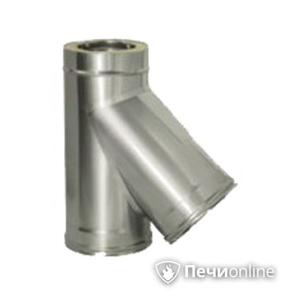 Дымоход Дымок Тройник 45° с изоляцией 0.5 мм. ТRFR45 150/230 в Твери
