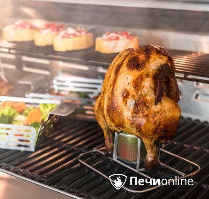 Ростер Char-Broil Grill+ для курицы с креплением для емкости в Твери