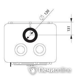 Отопительно-варочная печь Ferguss Magma cook side door в Твери