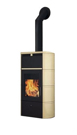 Печь-камин Edilkamin Flamma 24 kw V.A. Pergamena с Т/О в Твери