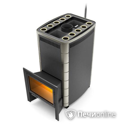 Дровяная банная печь TMF Гекла Inox БСЭ ЗК антрацит НВ в Твери