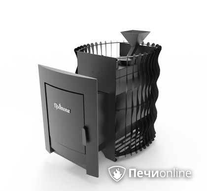 Дровяная банная печь Протопи Вулкан 18 Подкова в Твери