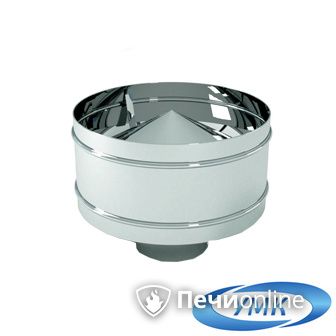 Дымоход УМК Оголовок с дефлектором D100х160 Н+Оц 0.5мм 0.5мм по воде в Твери