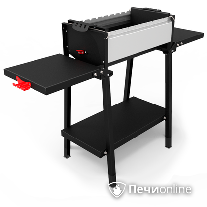 Мангал Grillver Крафтикс Сильвер на подставке в Твери